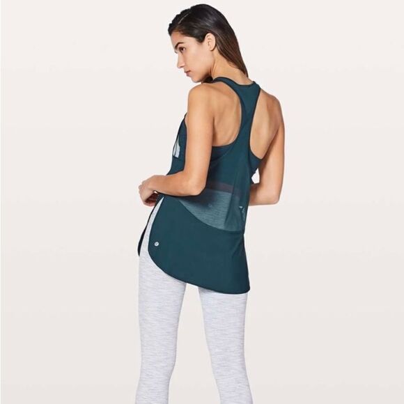 Lululemon sz 6 Twist Around Tank Jaded excellent like new condition tank… - Picture 8 of 12